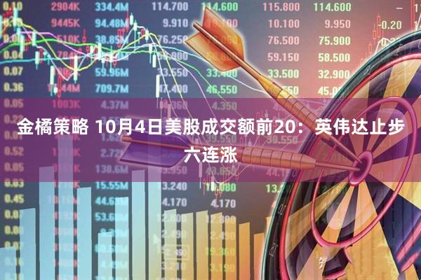 金橘策略 10月4日美股成交额前20：英伟达止步六连涨