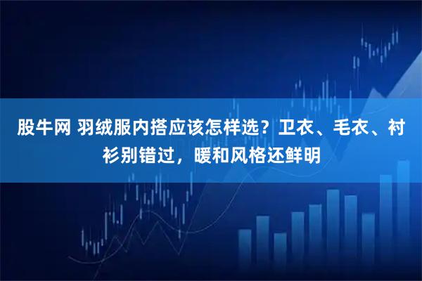 股牛网 羽绒服内搭应该怎样选？卫衣、毛衣、衬衫别错过，暖和风格还鲜明
