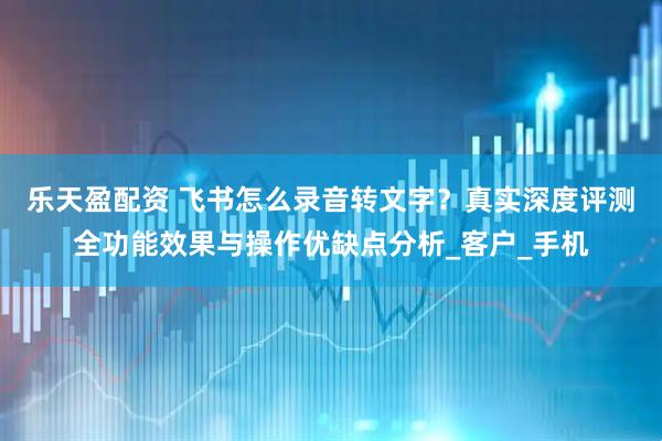 乐天盈配资 飞书怎么录音转文字？真实深度评测全功能效果与操作优缺点分析_客户_手机