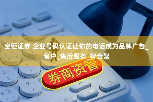 宝钜证券 企业号码认证让你的电话成为品牌广告_客户_售后服务_智合聚